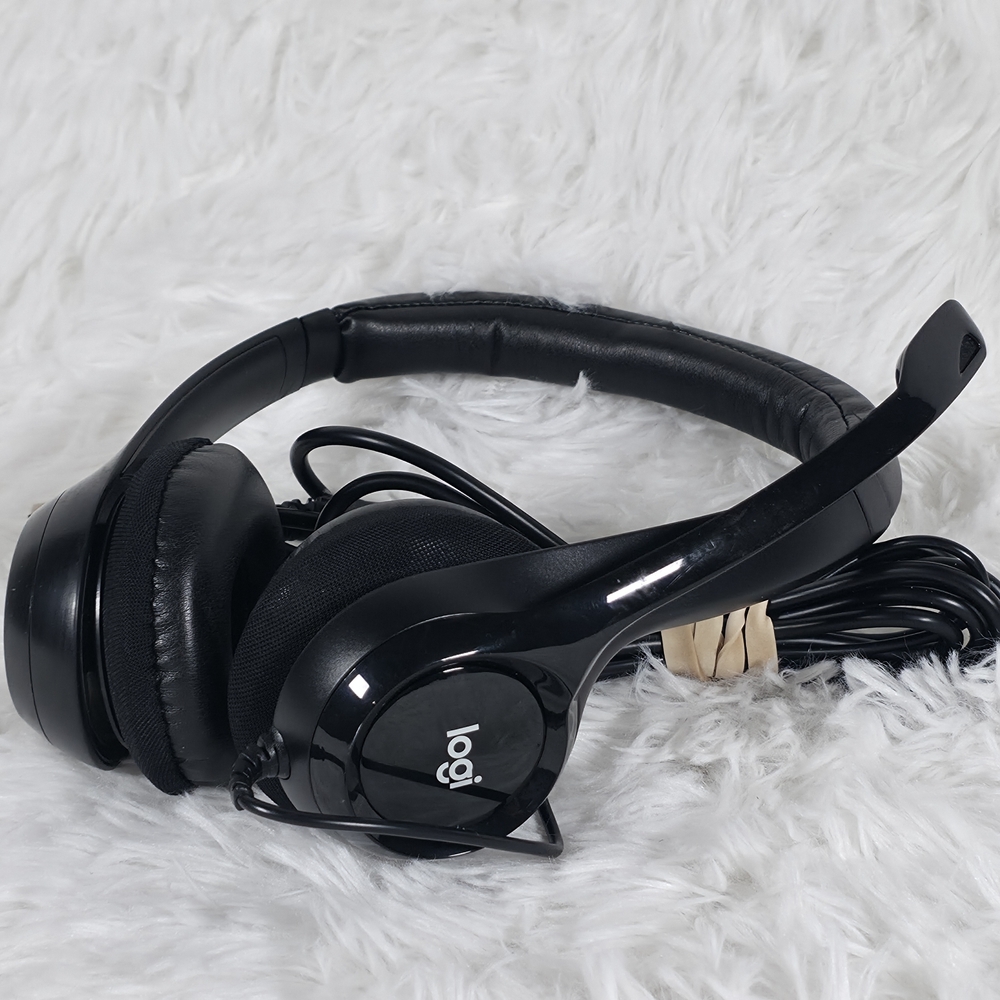 Logitech On-Ear Black Headset with Mic